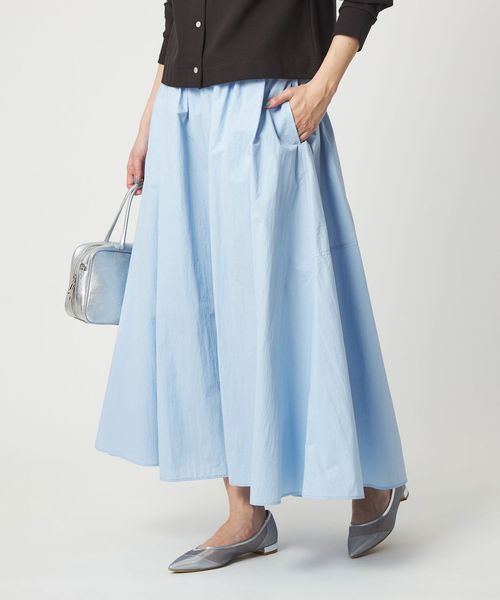 green label relaxing/ギャザー フレア スカート/ミモレ / ロング