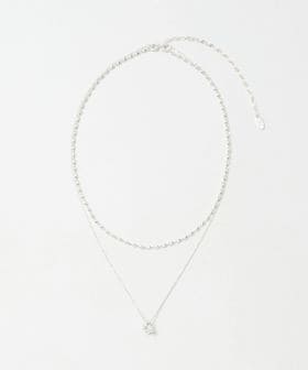 green label relaxing/2連チェーン ポコポコチャーム ネックレス/ネックレス