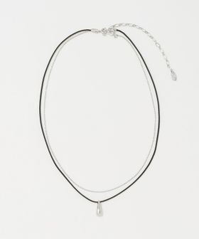 green label relaxing/2連チェーン＆コードチャーム ネックレス/ネックレス