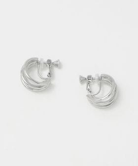 green label relaxing/ラインミックス フープイヤリング/イヤリング