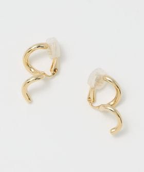 green label relaxing/カーリーライン イヤリング/イヤリング