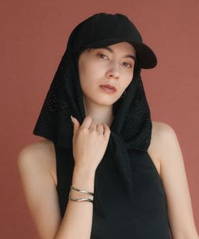 green label relaxing/レースバブーシュカ キャップ/ハット