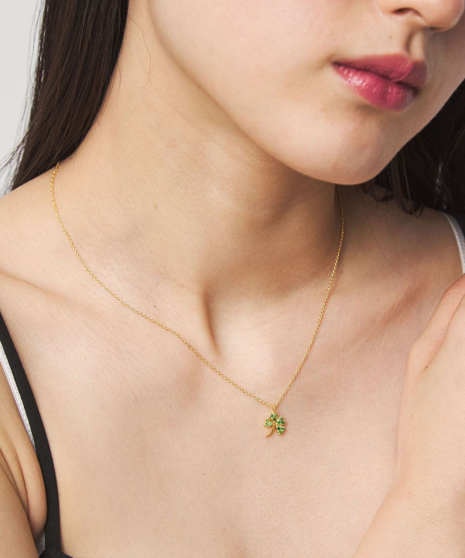 yours.jewelry＞クローバー ネックレス