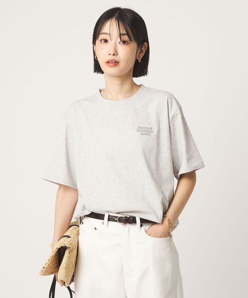 Marmot/【別注】＜Marmot＞ショートスリーブ ロゴ Tシャツ/Tシャツ / カットソー