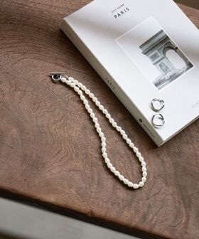 green label relaxing/【WEB限定】フェイクパール トグル ネックレス/ネックレス