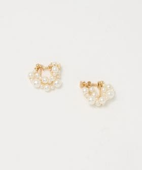 green label relaxing/ミニフェイクパール イヤリング/イヤリング