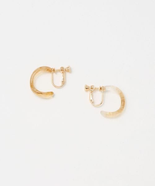 green label relaxing/マーブル イヤリング/イヤリング