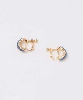 green label relaxing/メタルフレーム マーブル イヤリング/イヤリング