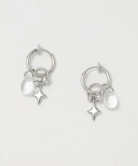 green label relaxing/4WAY パーツミックス フープ イヤリング/イヤリング