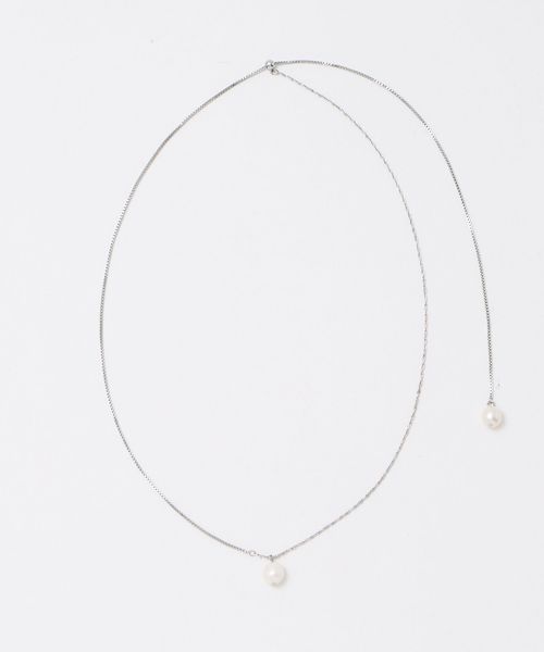 green label relaxing/淡水パール スライドネックレス/ネックレス