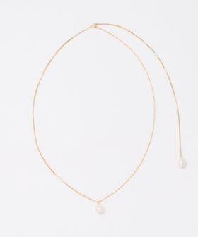 green label relaxing/淡水パール スライドネックレス/ネックレス