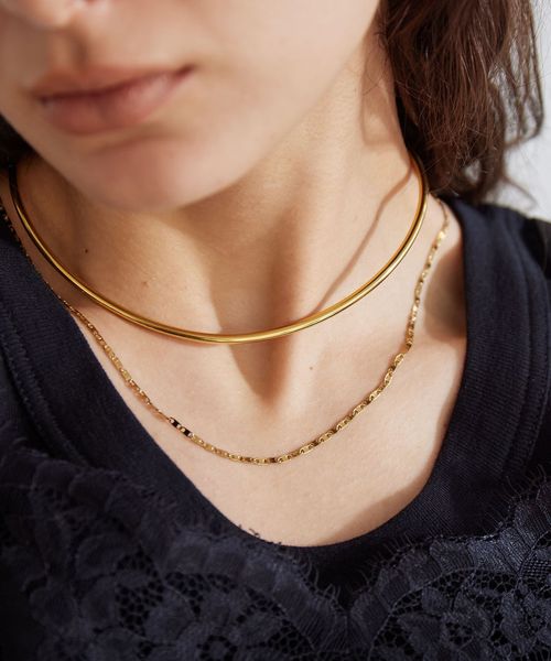 green label relaxing/スリム チョーカー/ネックレス