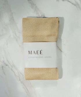 green label relaxing/＜MAEE＞コンプレッション ソックス （グリッターリブ） / 着圧ソックス / 靴下/ソックス / 靴下