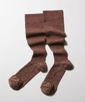 MAEE/＜MAEE＞コンプレッション ソックス （グリッターリブ） / 着圧ソックス / 靴下/ソックス / 靴下