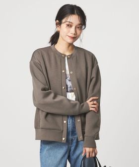 green label relaxing/ダンボール ノーカラー カーディガン/カーディガン / ボレロ