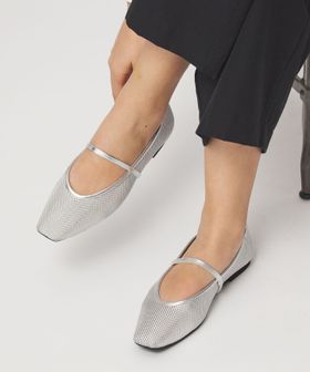 green label relaxing/スクエアストラップ フラットシューズ/パンプス