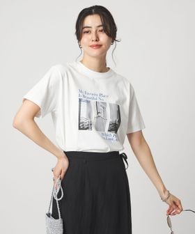 green label relaxing/コラージュ フォト ショートスリーブ Tシャツ/Tシャツ / カットソー