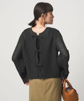 green label relaxing/メッシュ ニット 2WAY プルオーバー ウォッシャブル/ニット / セーター