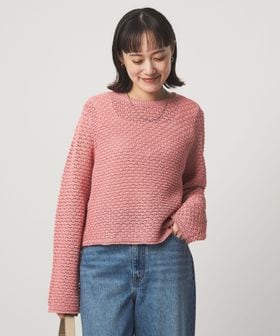 green label relaxing/メッシュ ニット 2WAY プルオーバー ウォッシャブル/ニット / セーター