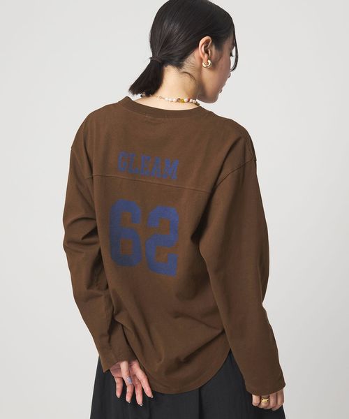 green label relaxing/【WEB限定】＜at ease＞ナンバー プリント TEE/Tシャツ / カットソー