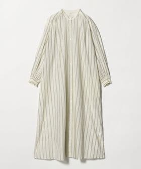 green label relaxing/ギャザー シャツワンピース/ワンピース