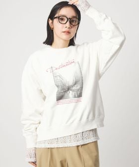 green label relaxing/【WEB限定】＜at ease＞フォト プリント スウェット プルオーバー/スウェット / パーカー