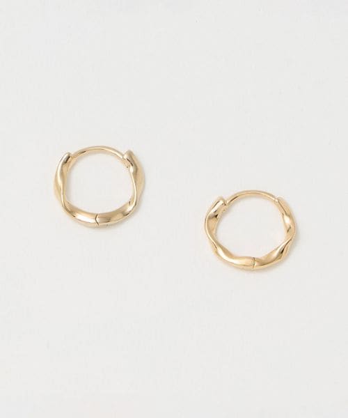 ANNA SOTTILOTTA/＜NNA SOTTILOTTA＞ヒネリ フープピアス/ピアス（両耳用）