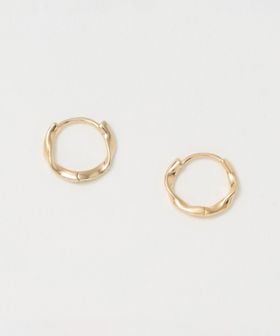 ANNA SOTTILOTTA/＜NNA SOTTILOTTA＞ヒネリ フープピアス/ピアス（両耳用）