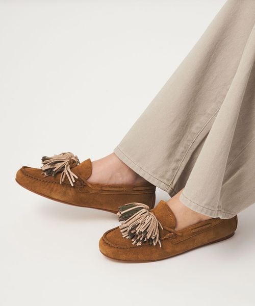 ANGEL ALARCON/＜ANGEL ALARCON＞モカシン シューズ/フラットシューズ