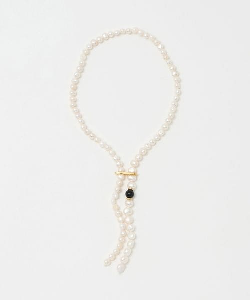 green label relaxing/＜EO＞淡水パール オニキス ネックレス（55cm）/ネックレス