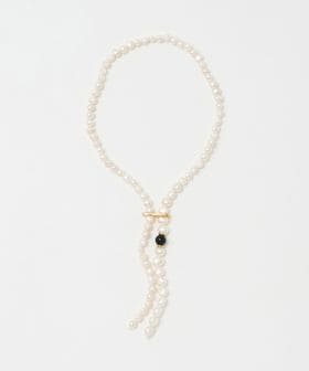 green label relaxing/＜EO＞淡水パール オニキス ネックレス（55cm）/ネックレス