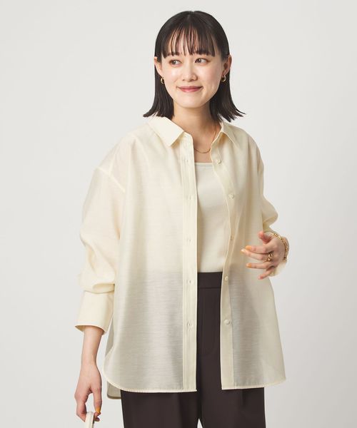 green label relaxing/［size SHORTあり］ミルフィーユデイリーシャツ/シャツ / ブラウス