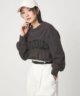 green label relaxing/【WEB限定】＜at ease＞シャーリング スウェット プルオーバー/スウェット / パーカー