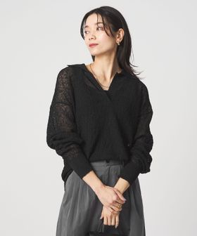 green label relaxing/ノットヤーン スキッパー プルオーバー ウォッシャブル/ニット / セーター