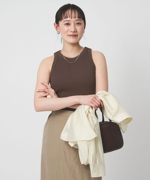 green label relaxing/アメリカン スリーブ タンクトップ 抗菌/タンクトップ / キャミソール