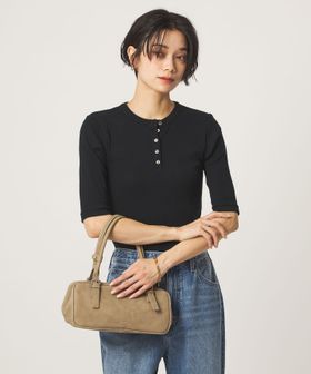 Robert P. Miller/＜Robert P. Miller＞ヘンリーネック 5分袖 プルオーバー カットソー/Tシャツ / カットソー