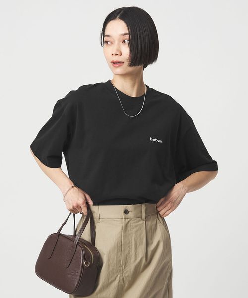 Barbour/＜Barbour＞Marjorie ロゴ Tシャツ/Tシャツ / カットソー