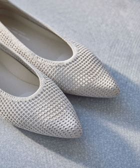 green label relaxing/ウェルネスシアー ポインテッド フラットシューズ / ニットシューズ/フラットシューズ