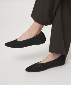 green label relaxing/ウェルネスシアー ポインテッド フラットシューズ / ニットシューズ/フラットシューズ