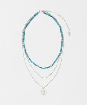 green label relaxing/3WAY ターコイズカラー＆コイン ネックレス/ネックレス