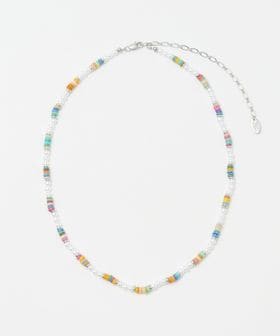 green label relaxing/ミックスパーツ ネックレス/ネックレス