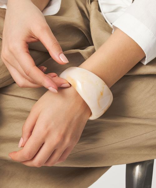 green label relaxing/マーブル ワイドバングル/ブレスレット / バングル