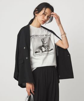 green label relaxing/【別注】＜SQUARE CATFILMS＞フォトプリント Tシャツ/Tシャツ / カットソー