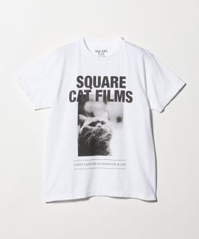 green label relaxing/【別注】＜SQUARE CATFILMS＞フォトプリント Tシャツ/Tシャツ / カットソー