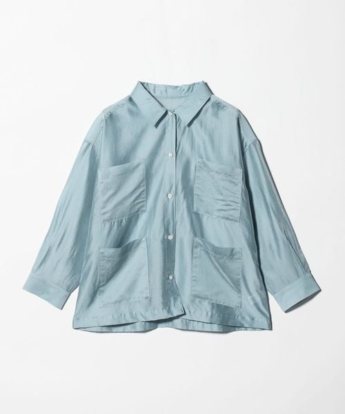 green label relaxing/シアー 4ポケット ビッグ シャツ/シャツ / ブラウス