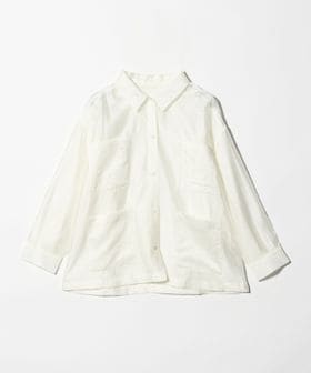 green label relaxing/シアー 4ポケット ビッグ シャツ/シャツ / ブラウス