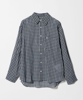 green label relaxing/＜LOW CLASSIC Lc＞オーバーサイズ チェック シャツ ネイビー/シャツ / ブラウス