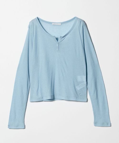 green label relaxing/ ＜LOW CLASSIC Lc＞ヘンリーネック ロングスリーブ カットソー/Tシャツ / カットソー