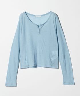 green label relaxing/ ＜LOW CLASSIC Lc＞ヘンリーネック ロングスリーブ カットソー/Tシャツ / カットソー