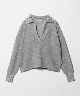 green label relaxing/メランジ スキッパー プルオーバー ウォッシャブル/ニット / セーター